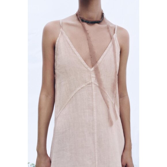 Zara Linen Maxi Dress - Picture 6 of 11